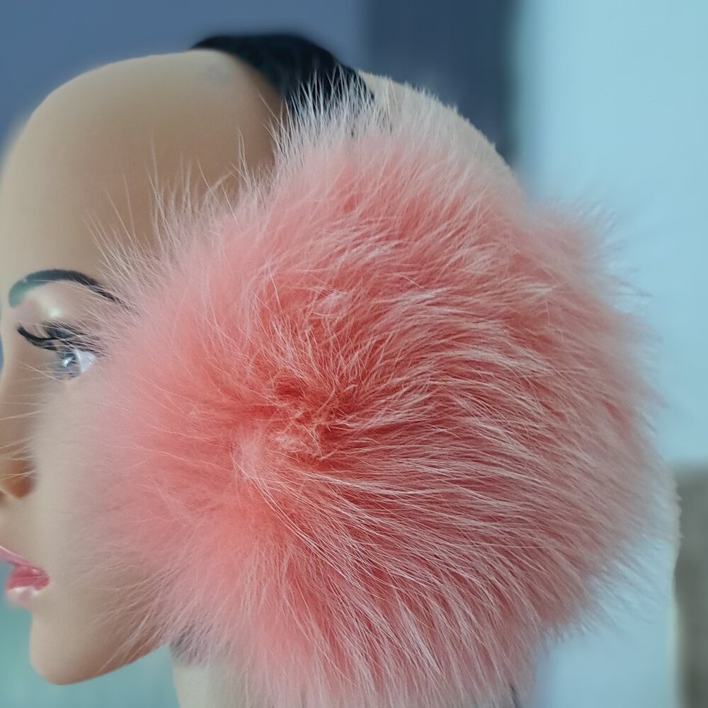 PINK !!!! Fox Earmuffs